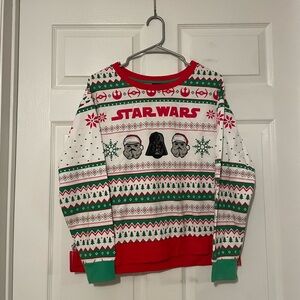 Star Wars Christmas Sweater Long Sleeve Tee